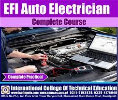 Efi Auto Electrician Course in Bagh Muzaffarabad AJK