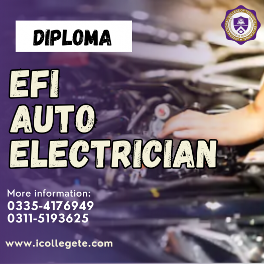 EFI Auto Electrician Course In Rawalpindi, Islamabad Pakistan