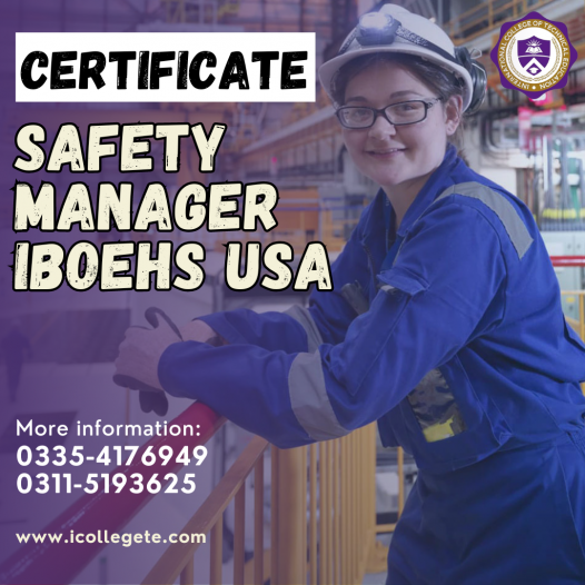 Safety Manager IBOEHS USA Course in Rawalpindi, Islamabad Pakistan