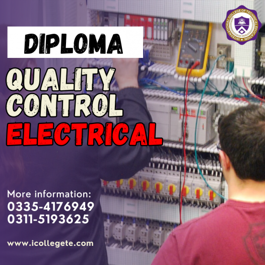 Diploma in Quality Control Electrical Course in Rawalpindi, Islamabad Pakistan