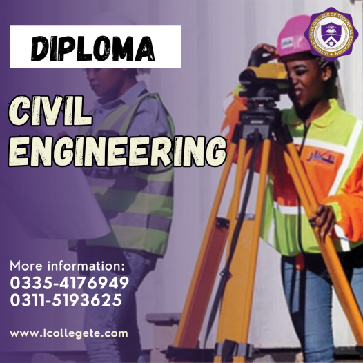 Diploma in Civil Engineering Course in Rawalpindi, Islamabad Pakistan