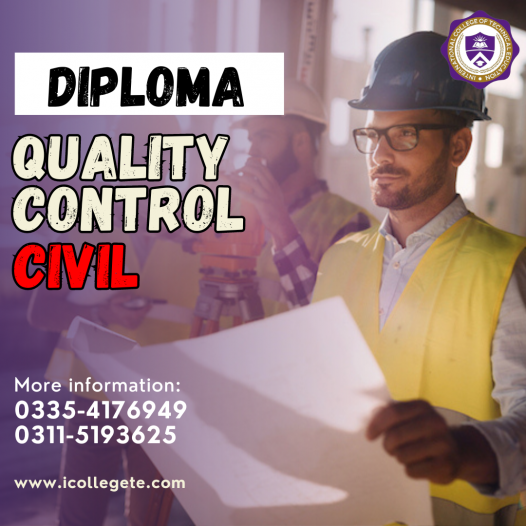 Quality Control Civil Diploma Course in Rawalpindi, Islamabad Pakistan
