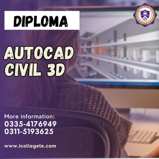 Autocad Civil 3D Training Course in Rawalpindi, Islamabad Pakistan