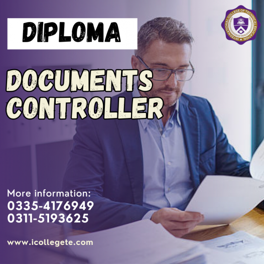 Documents Controller Diploma Course in Rawalpindi, Islamabad Pakistan
