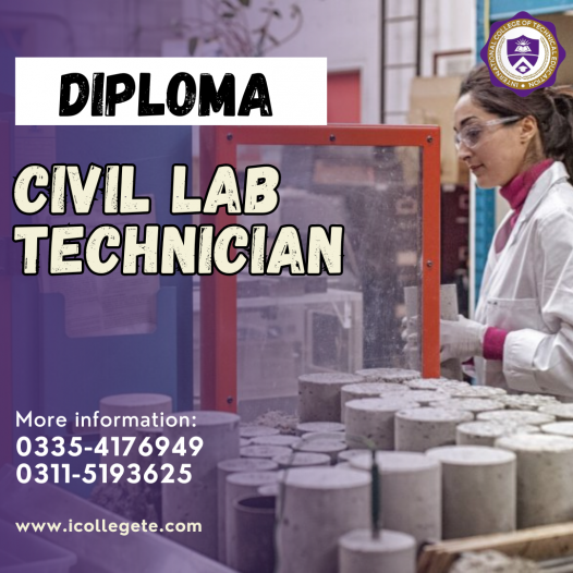 Civil Lab Technician Course in Rawalpindi, Islamabad Pakistan
