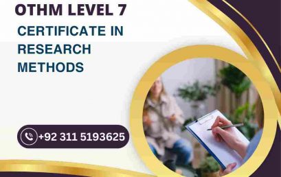 OTHM Level 7 Certificate in Research Methods