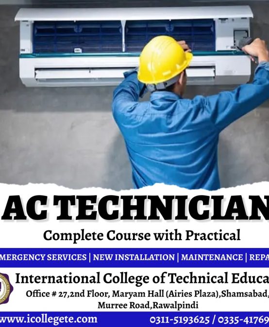 Diploma in Ac Technician Course in Peshawar Pakistan