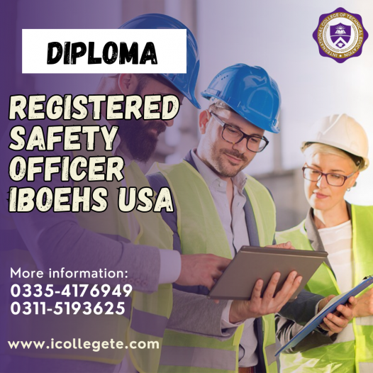 Registered Safety Officer IBOEHS USA Course in Rawalpindi, Islamabad Pakistan