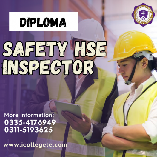 Safety HSE Inspector Course in Rawalpindi, Islamabad Pakistan