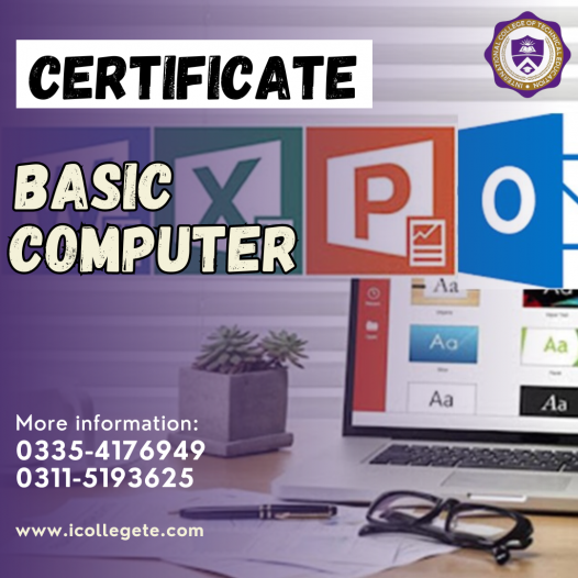Basic Computer MS Office Course In Lahore, Pakistan