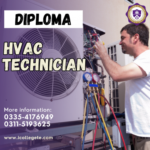 HVAC Diploma Certification Short Course In Rawalpindi, Islamabad Pakistan